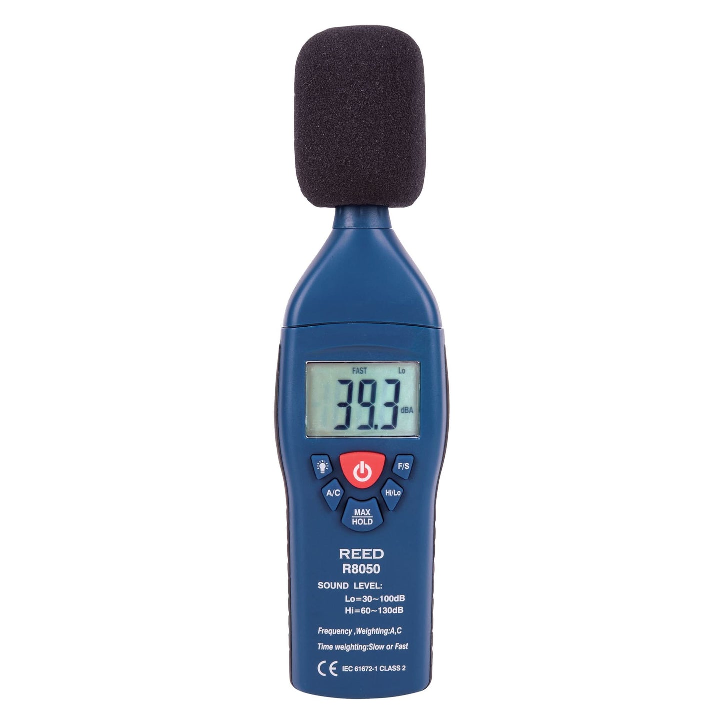 Sound Level Meter with ISO Certificate, 35 - 100 dB/65 - 135 dB Measuring Range
