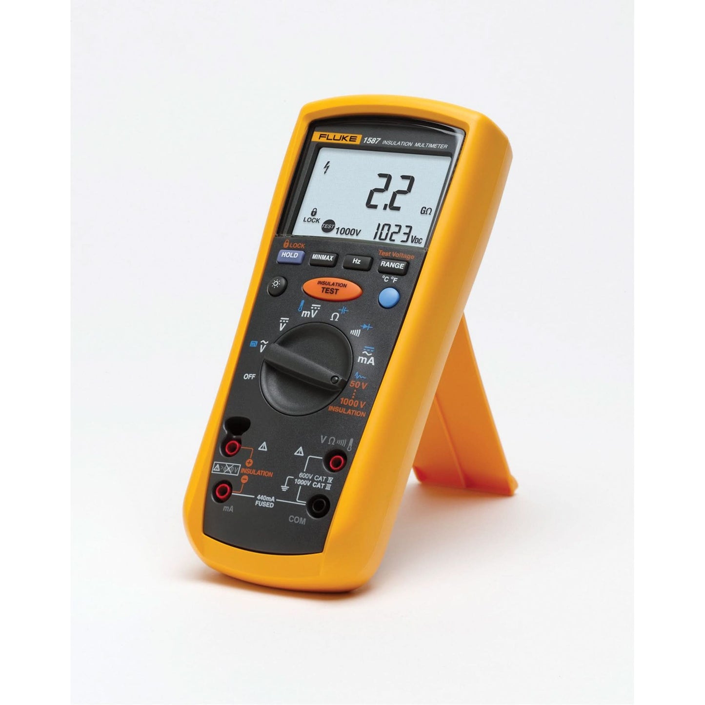 Multimètre d'isolement 1587-T, 1000 V CA, 1000 V CC, 400 mA CA, 400 mA CC