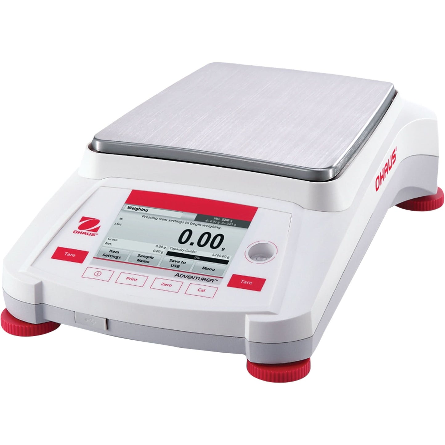 AX4202/E Adventurer® Electronic Balance with External Calibration , 4200 g Cap., 0.01 g Graduations
