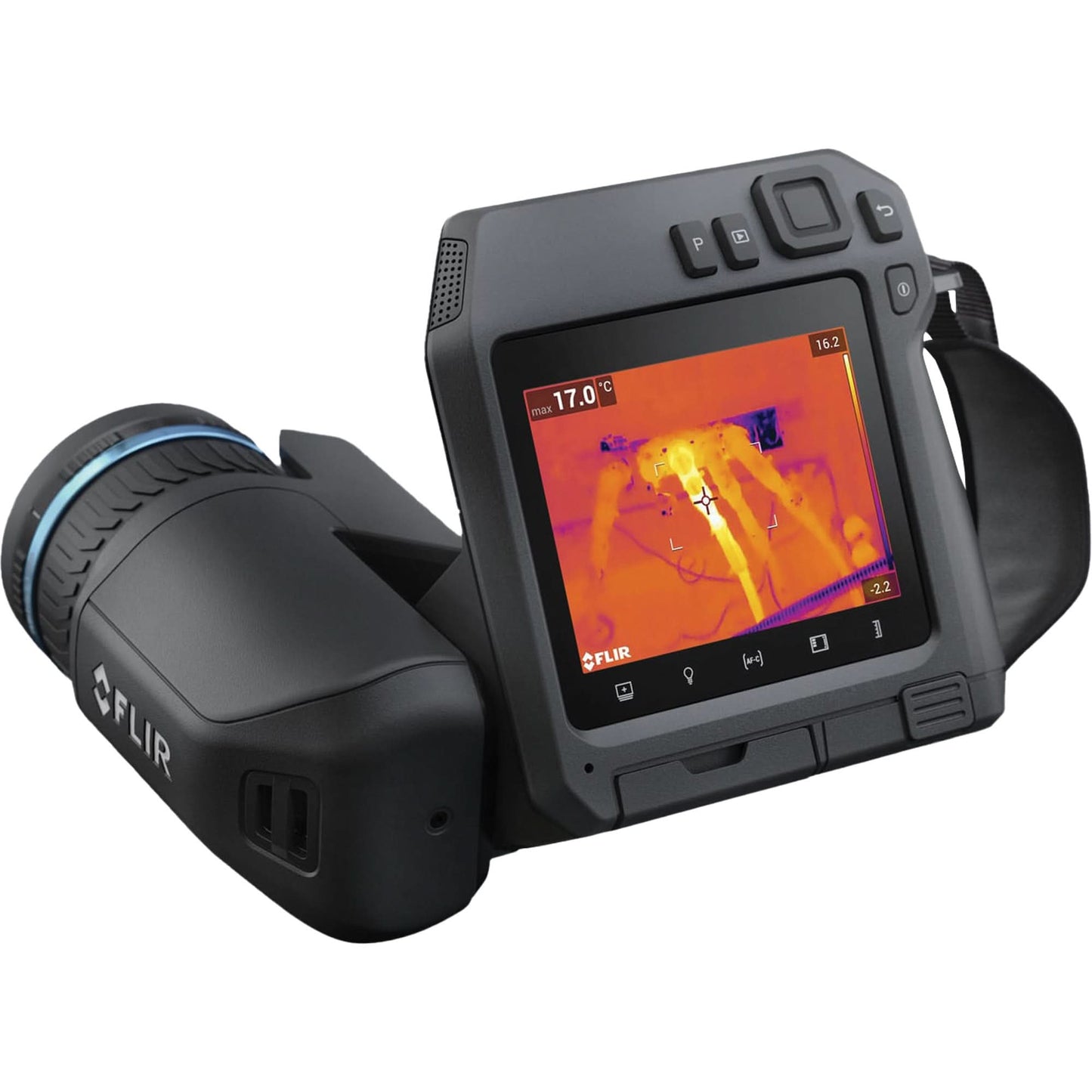 Caméra thermique professionnelle T540-24 avec objectif 24°, 464 x 348 pixels, 0° - 650°C (32° - 1202°F)/-20° - 120°C (-4° - 248°F)/300° - 1500°C (572° - 2732°F)