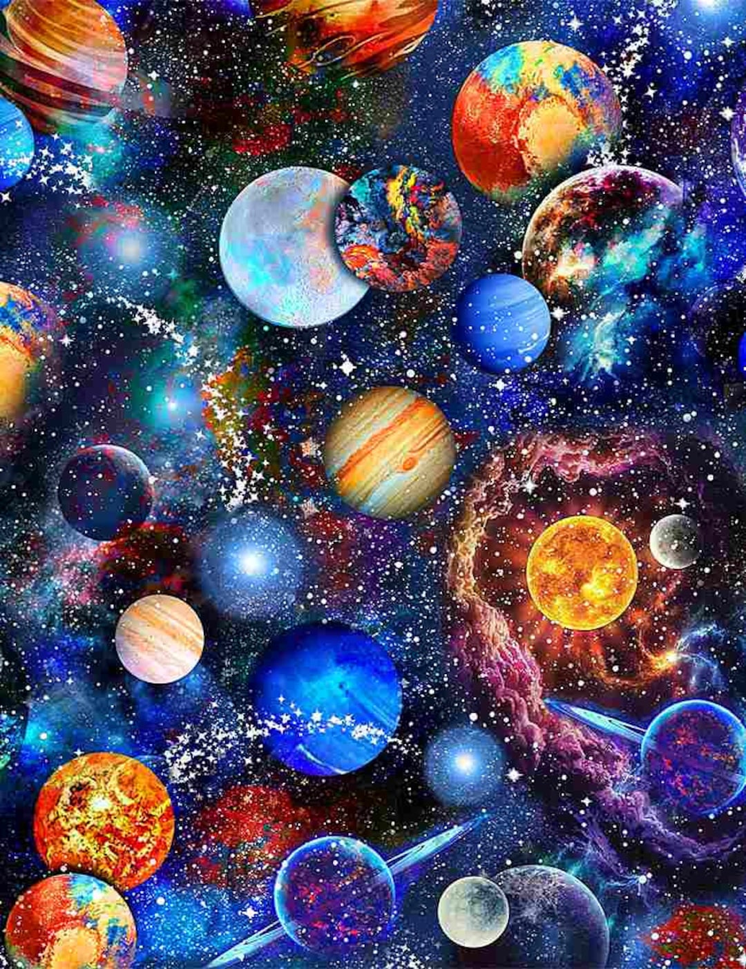Timeless Treasure- Outer Space- GAIL-CD8233-MULTI