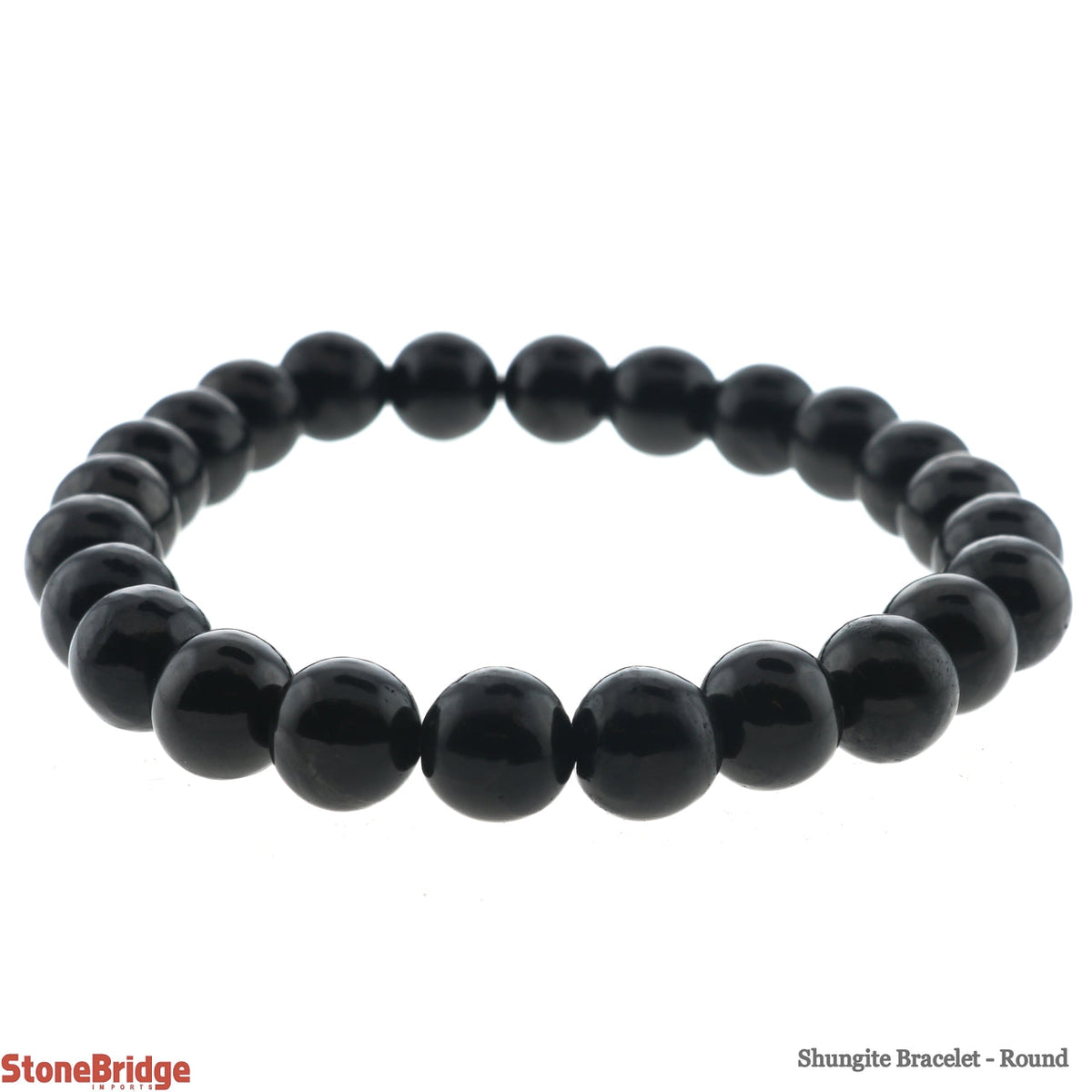 Shungite Bracelet Round - 12mm