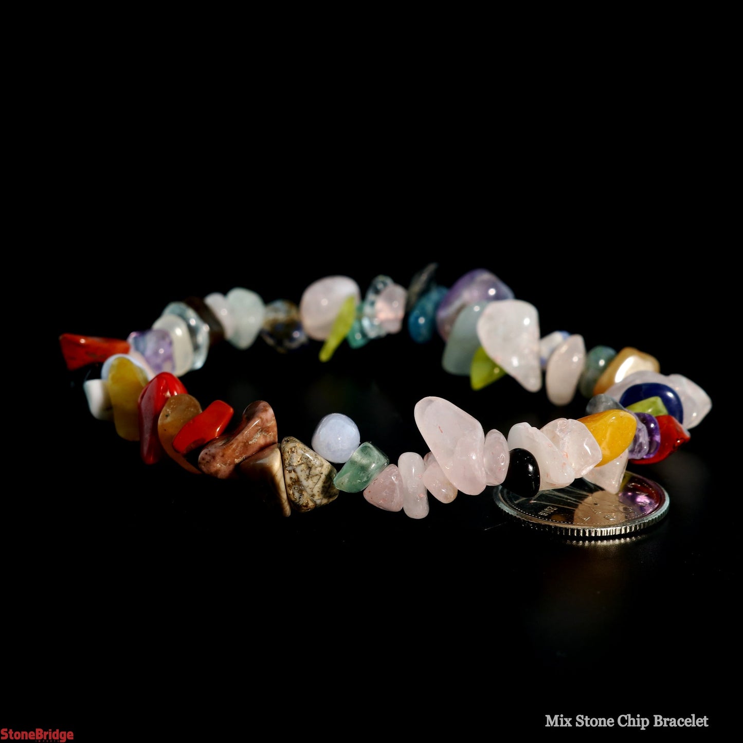 Mix Stone Chip Bracelet