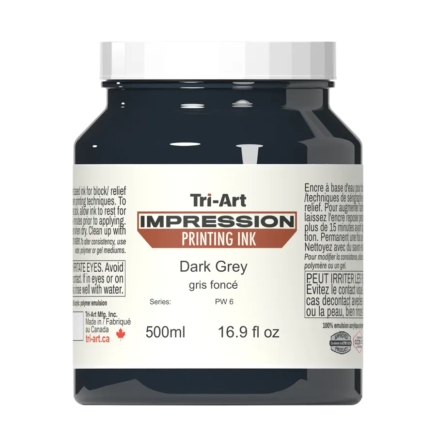 Impressions Block Printing Ink - Dark Grey