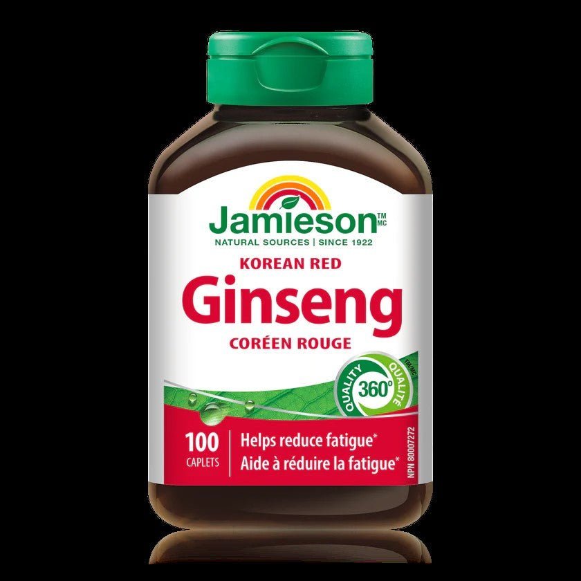 Ginseng Korean Red -Helps Reduce Fatigue (100 Caplets)