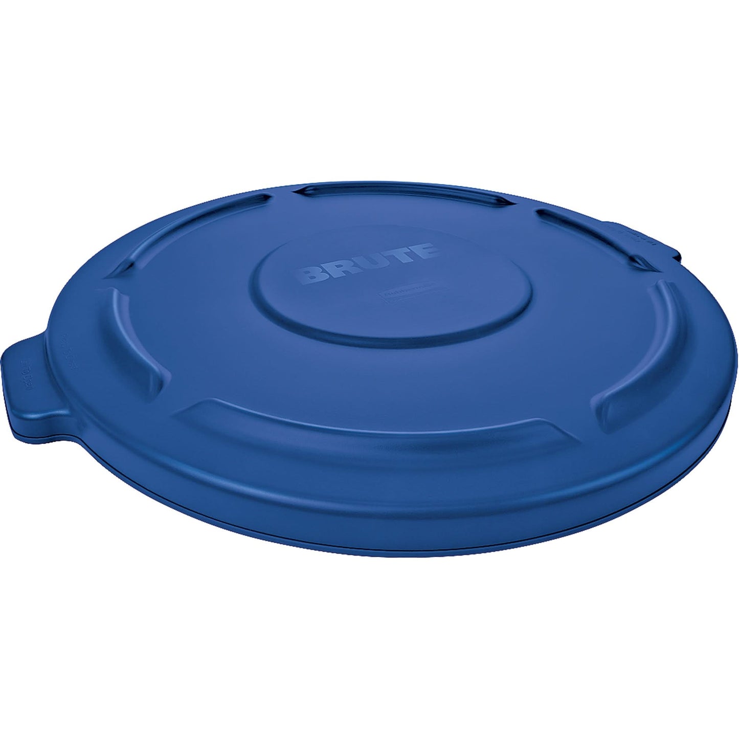 Couvercle plat Brute® pour poubelle ronde, en plastique, convient aux conteneurs de 24-1/4 po de diamètre.