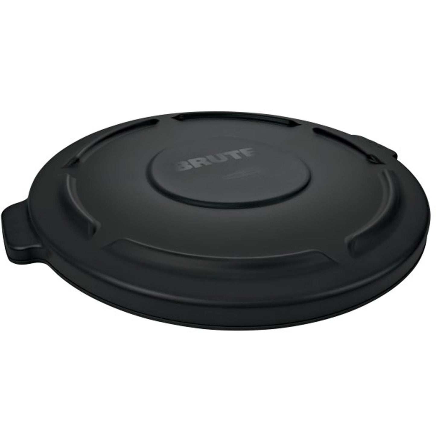 Brute® 32 Gallon Self-Draining Lid, Flat Lid, Plastic, Fits Container Size: 22-1/4" Dia.