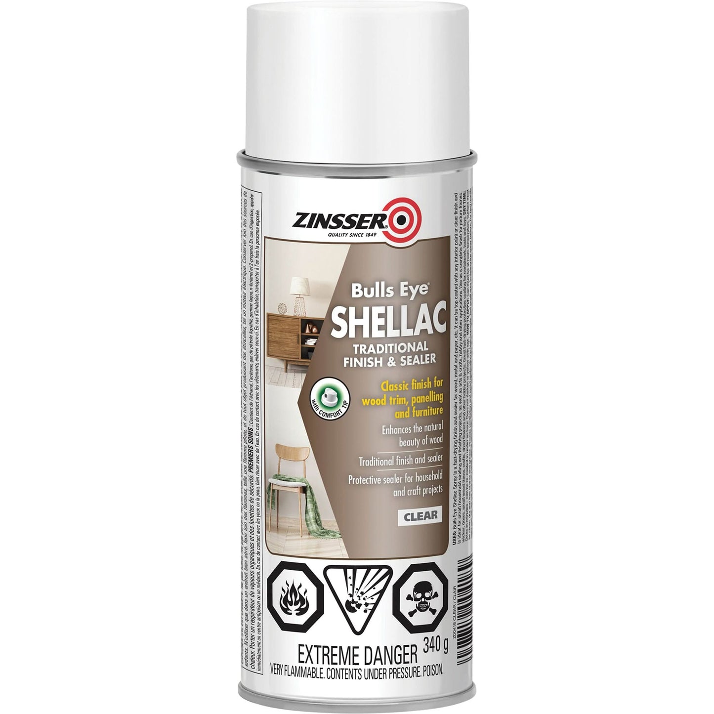 Zinsser® Bulls Eye® Shellac Sealer