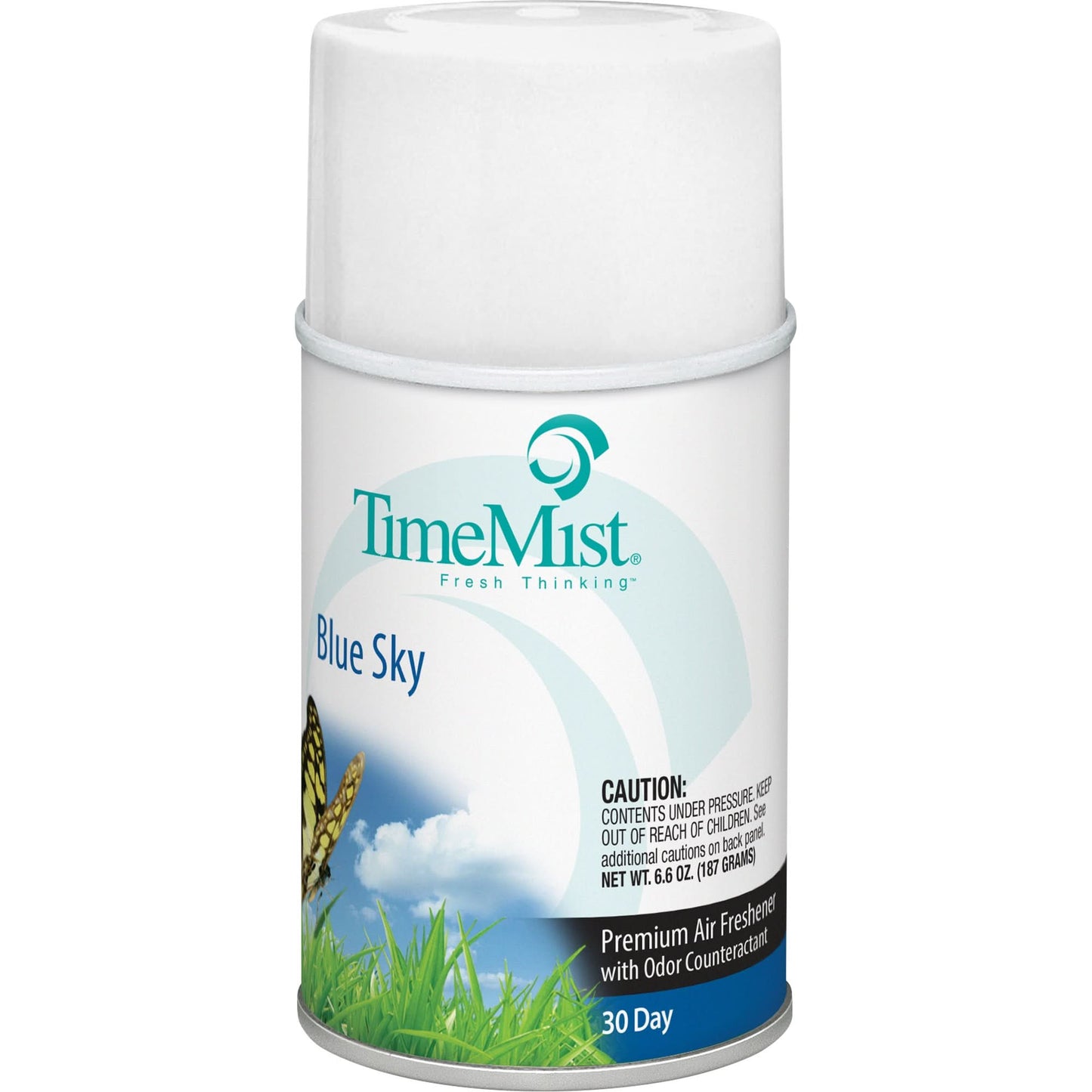 Désodorisant industriel TimeMist®, Ciel bleu, Bombe aérosol/cartouche