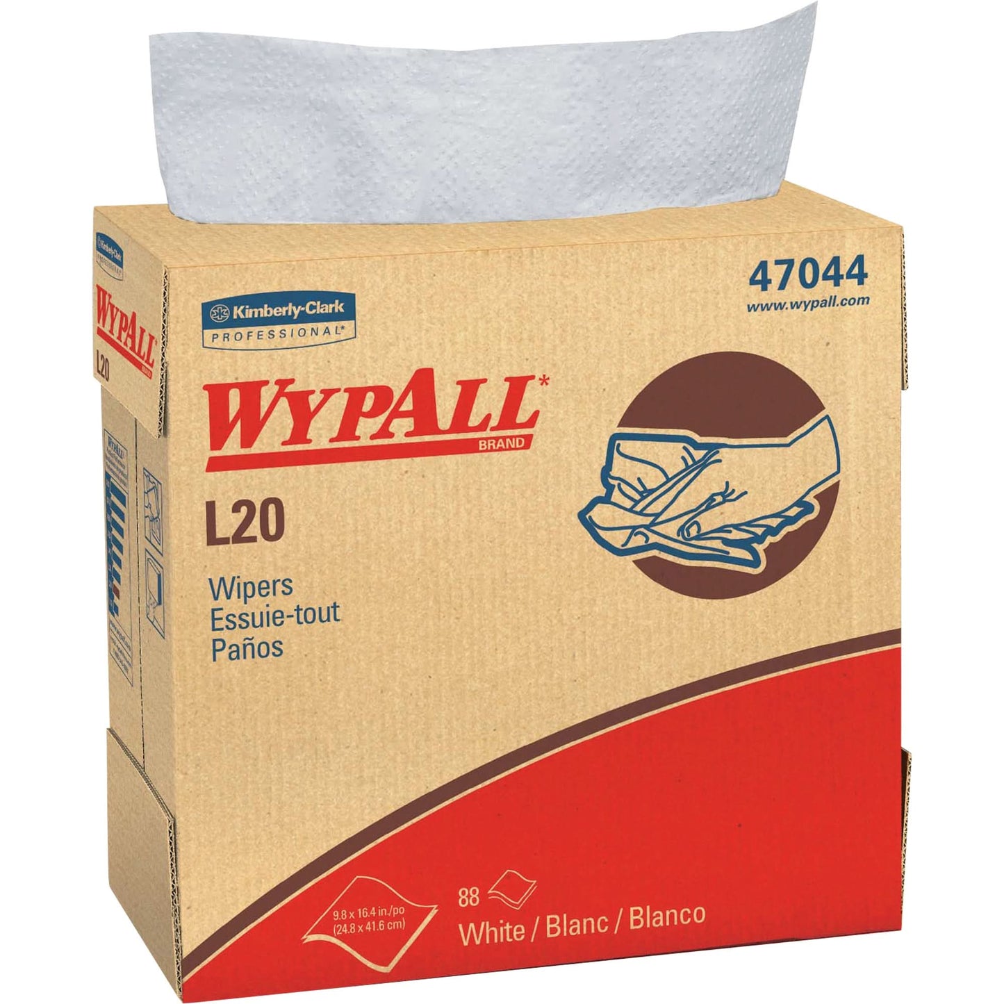 L20 Single-Use Towels, All-Purpose, 16-4/5" L x 9" W