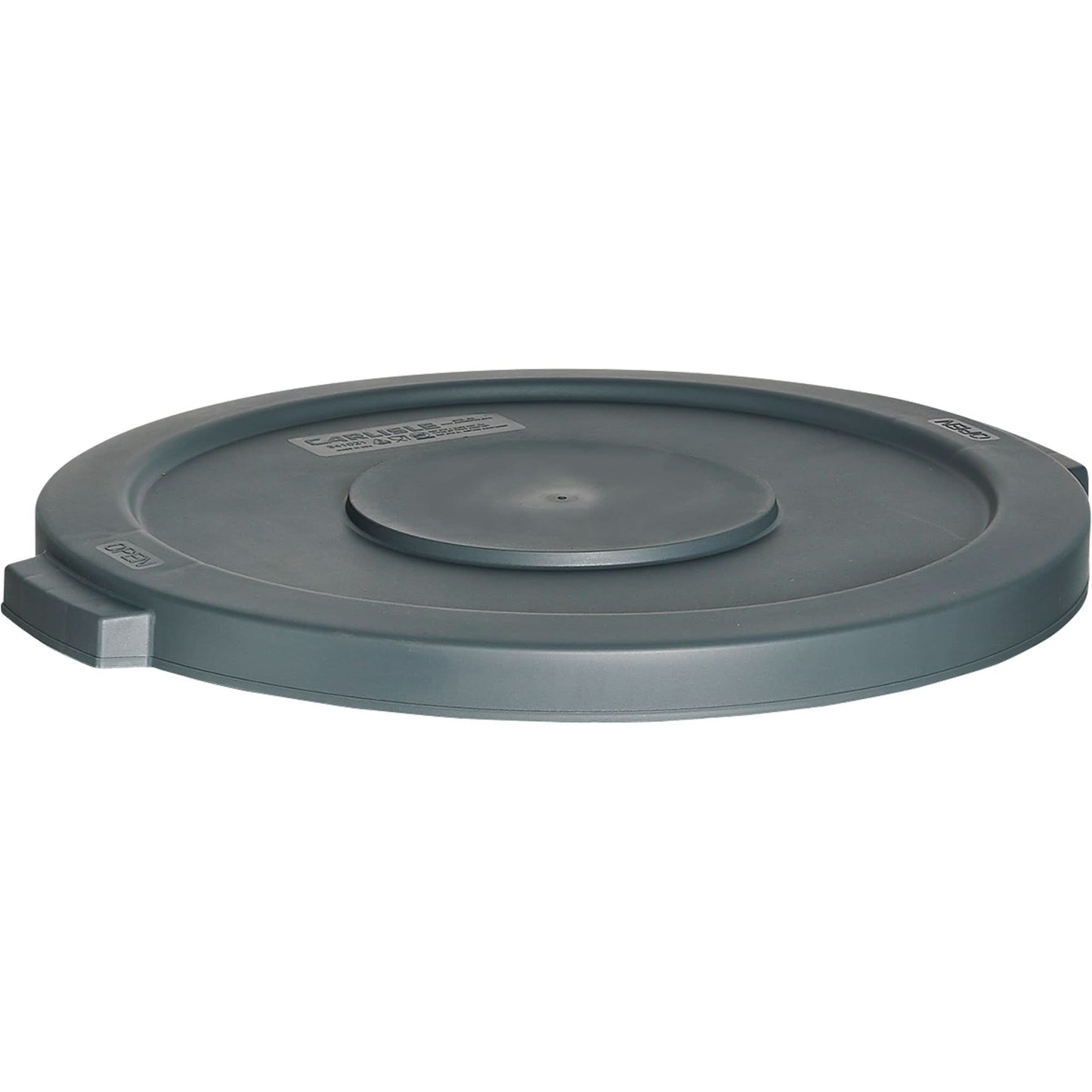 Waste Container Lid, Flat Lid, Plastic, Fits Container Size: 22" Dia.