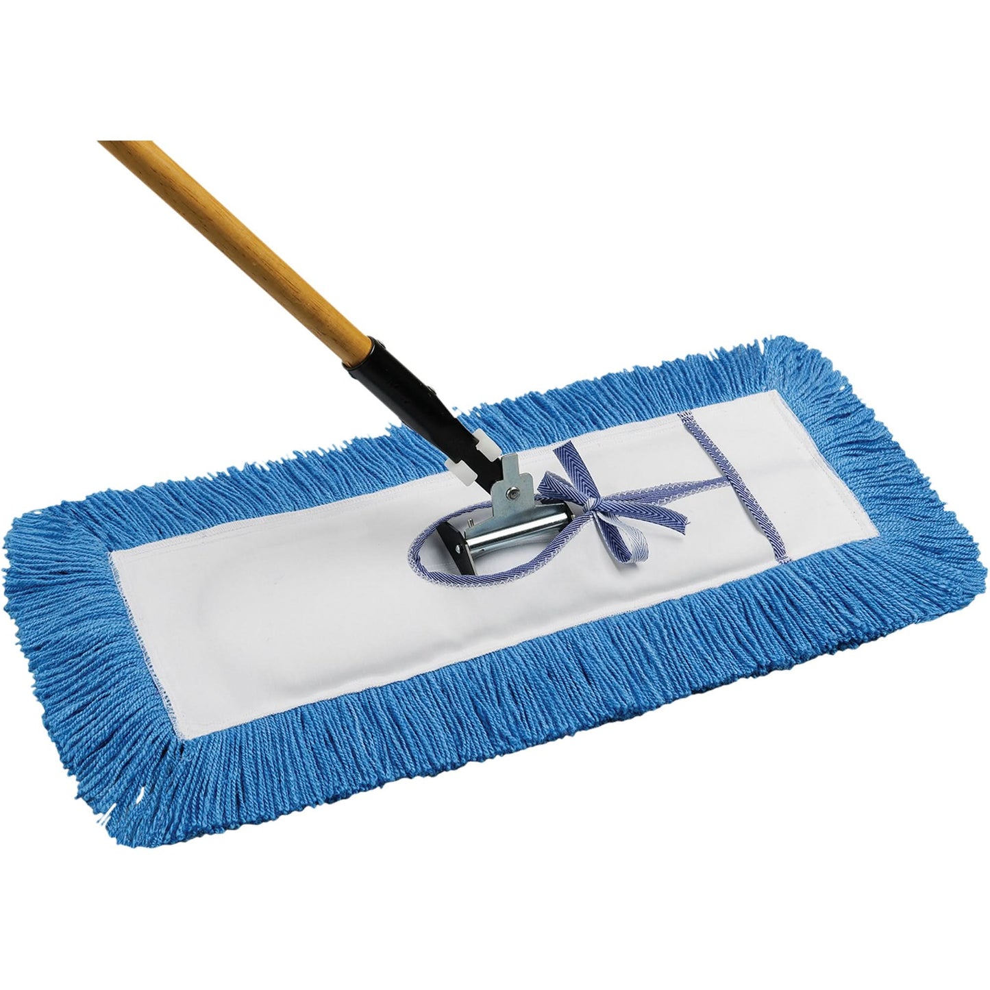 Static-H Dust Mop with Handle, Tie-On Style, Nylon, 24" L x 5" W