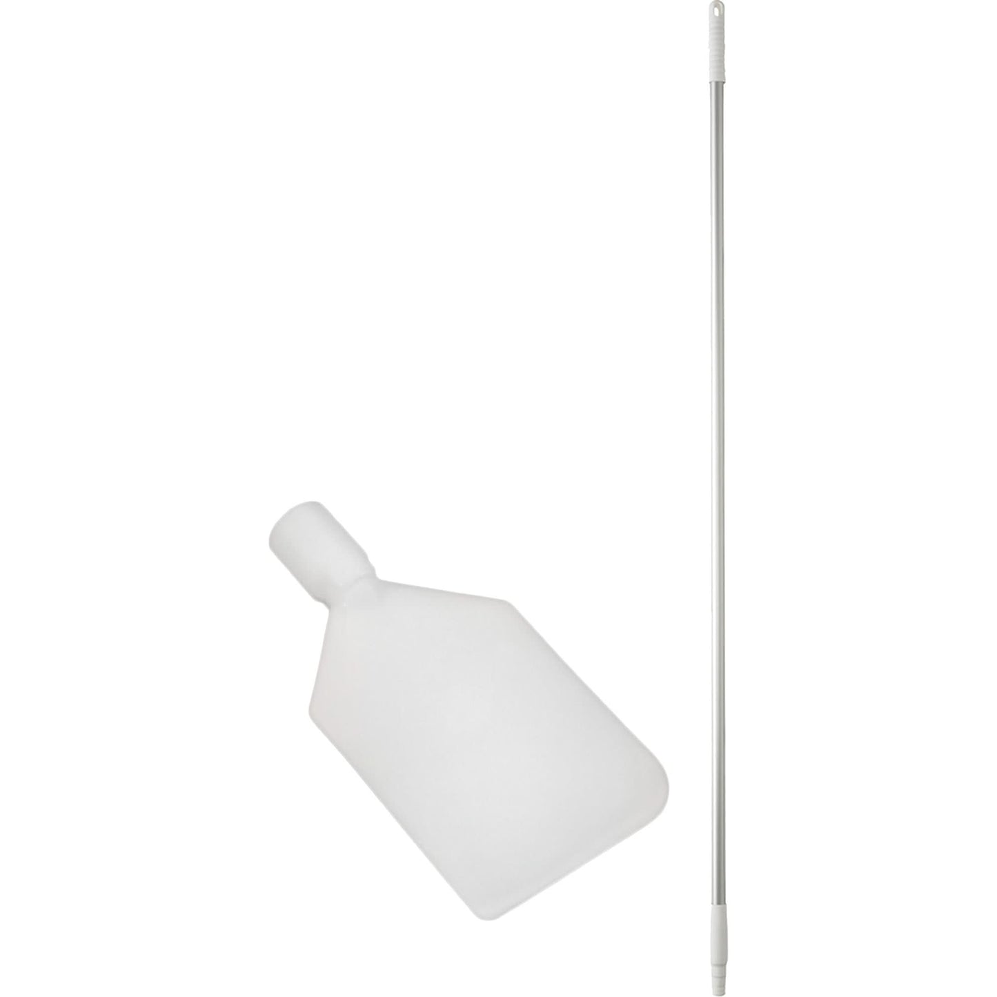 Paddle Scraper with Handle, White, 4-1/3" W x 59" L