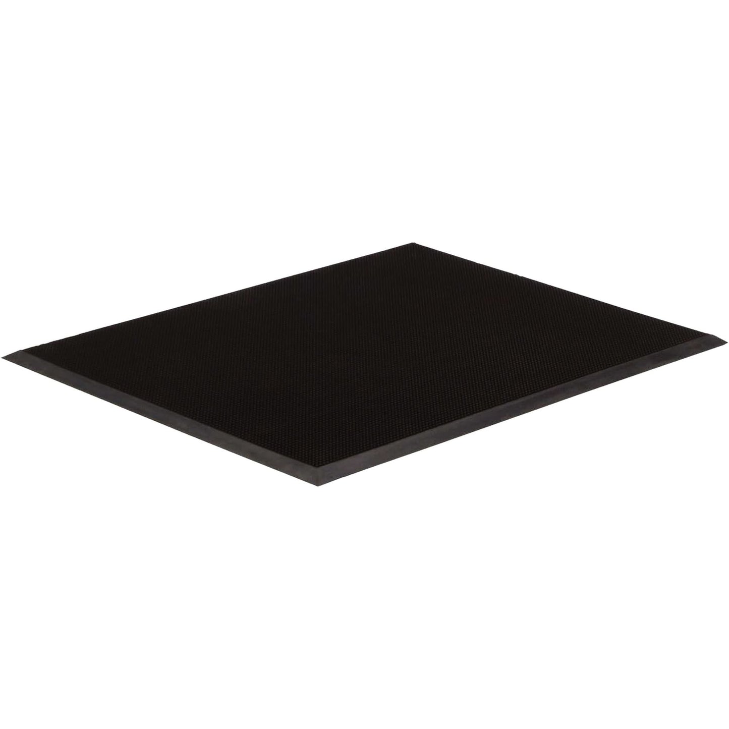 Gritstop Fingermat™ Entrance Matting, Rubber, Scraper Type, Finger Tip Style Pattern, 3' x 6', Black