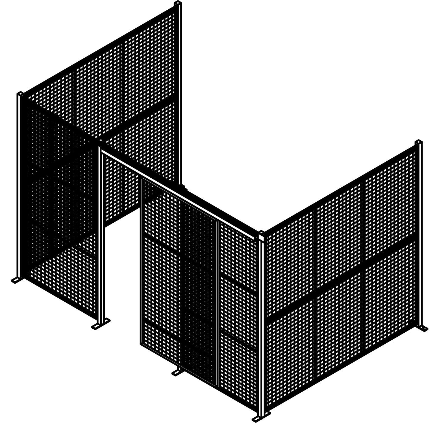 Kits de cloisons grillagées
