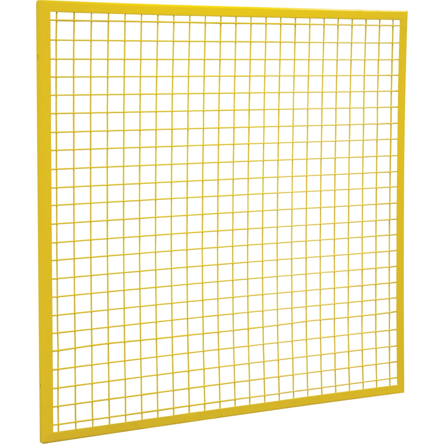 Wire Mesh Partition Components - Panels, 4' H x 4' W, Yellow