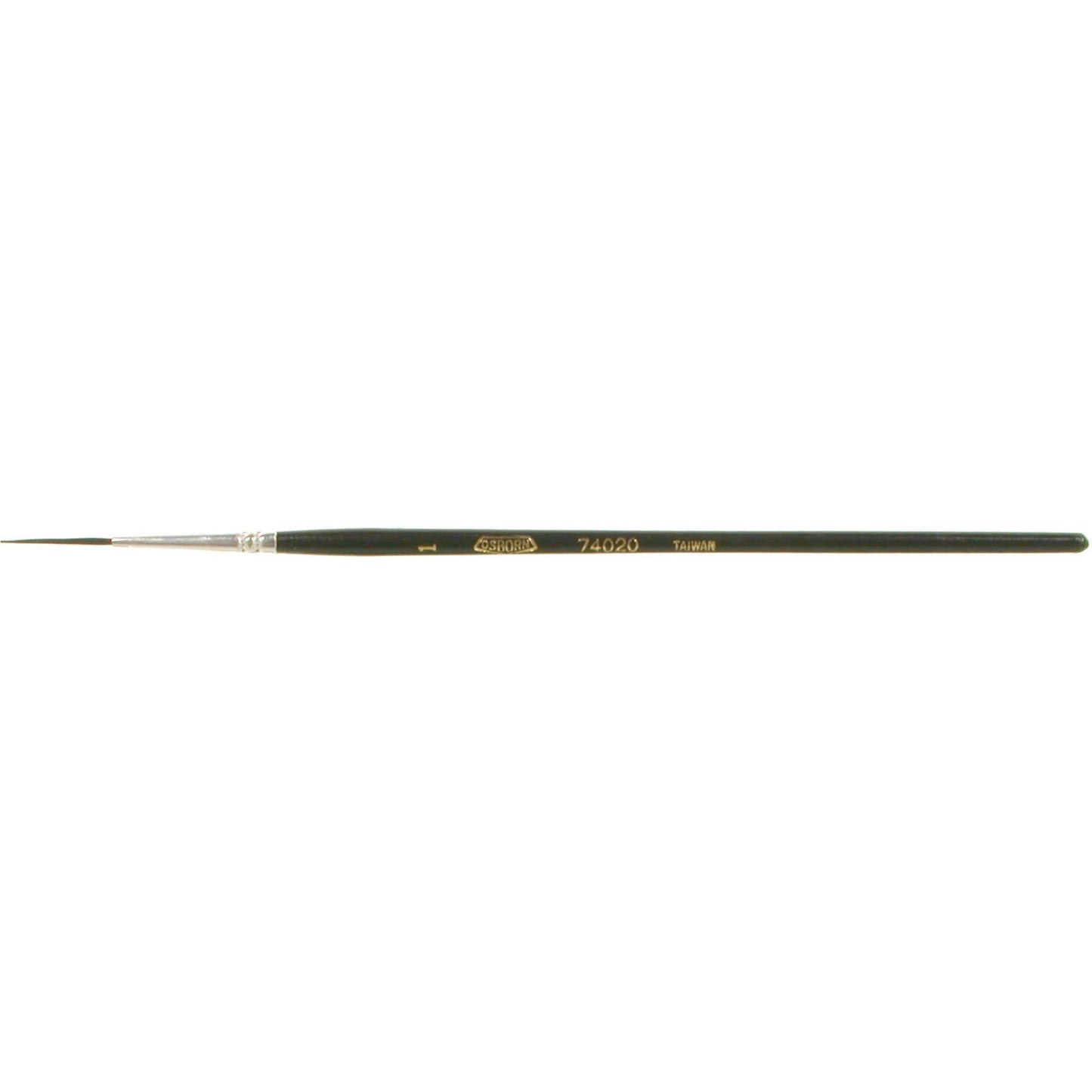 Round Lettering Marking Paint Brush, 1/16" Brush Width, Camel Hair, Wood Handle