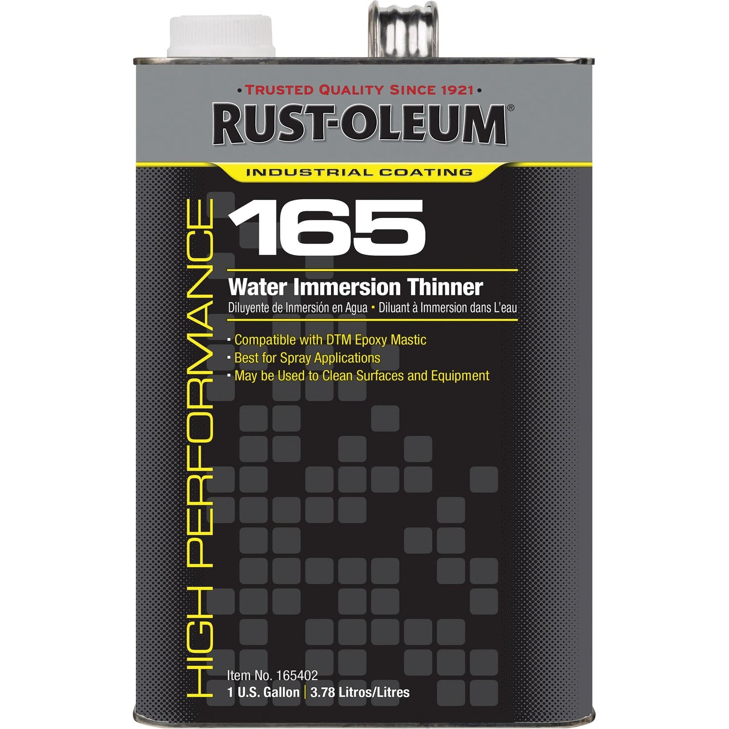 165 Water Immersion Thinner, Gallon, 1 gal.