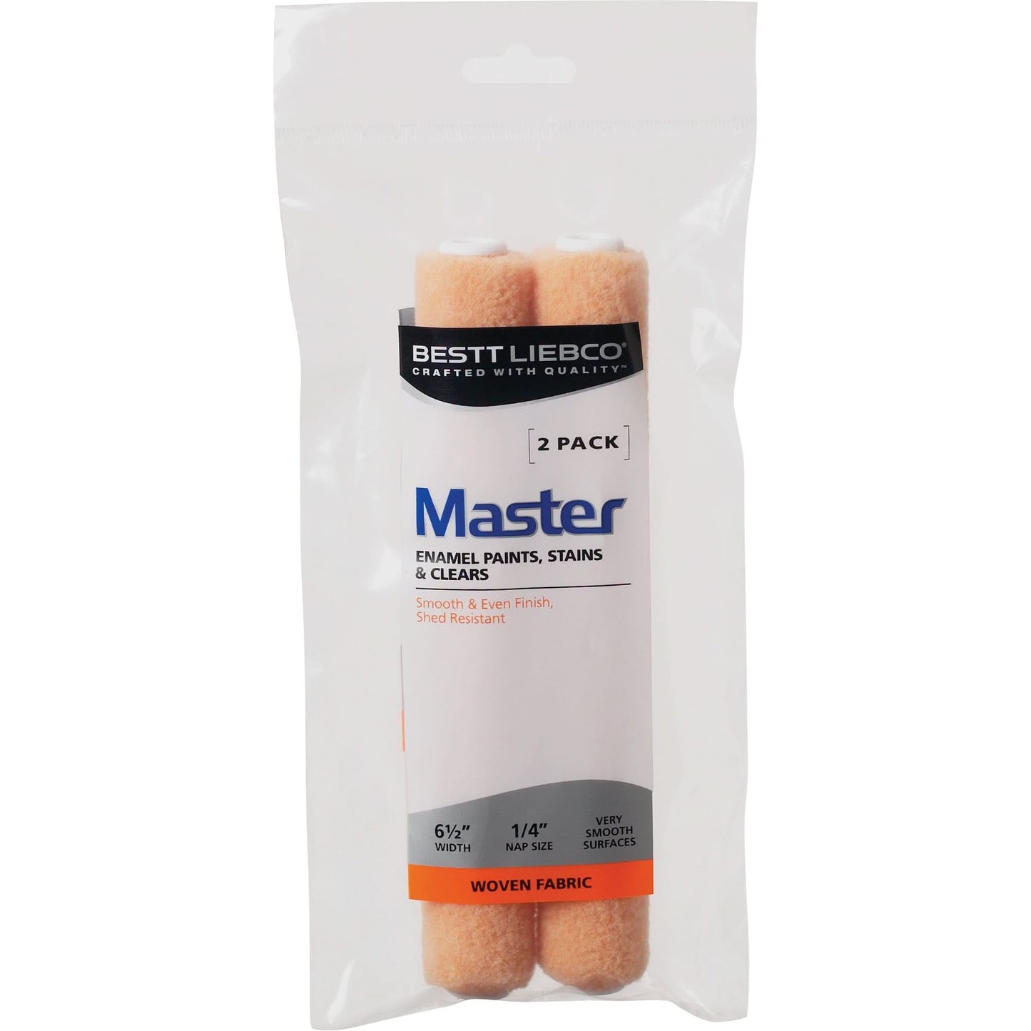 Master Enameler Paint Roller Covers, 6 mm (1/4") Nap, 165.1 mm (6-1/2") L