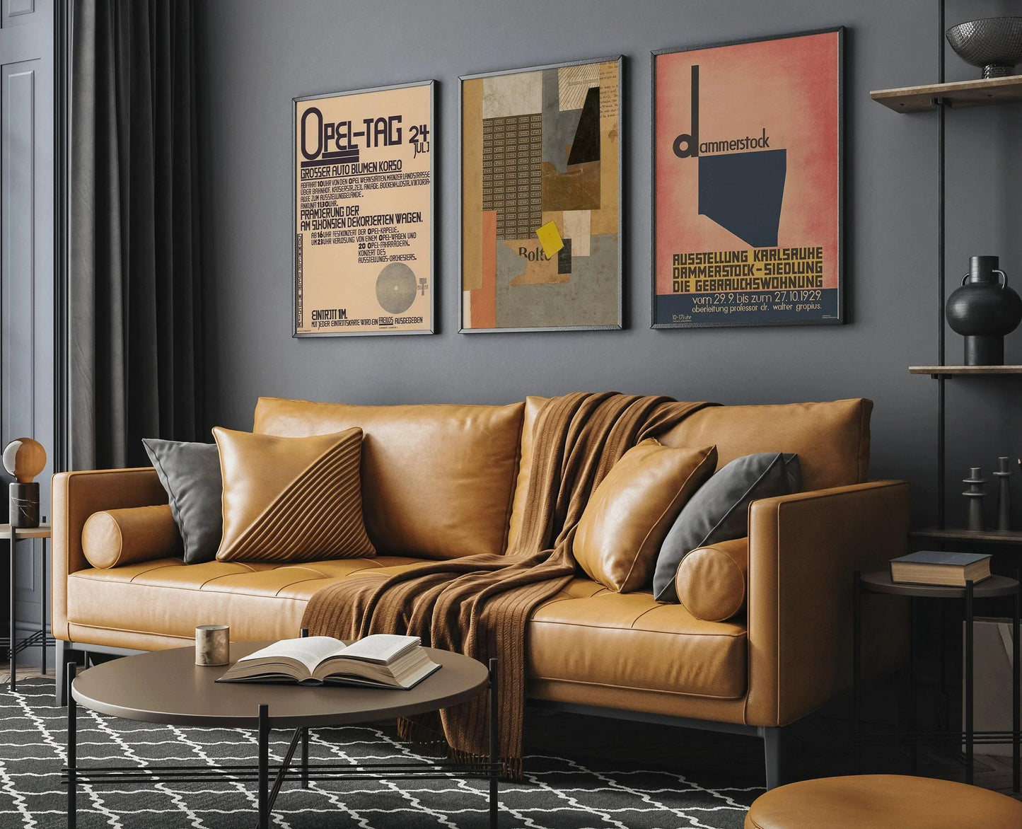Kurt Schwitters STATEMENT TRIO Bauhaus Style | | Dadaism Constructivist Collage Art (Available Frame or unframed)