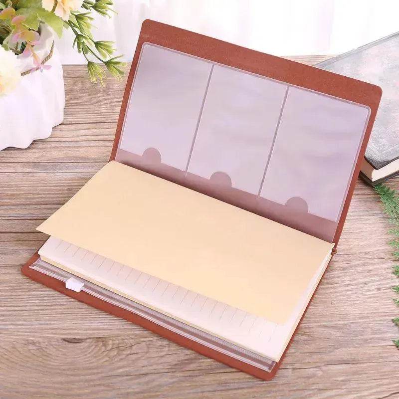 Leather Hand Ledger Business Note Hand Ledger