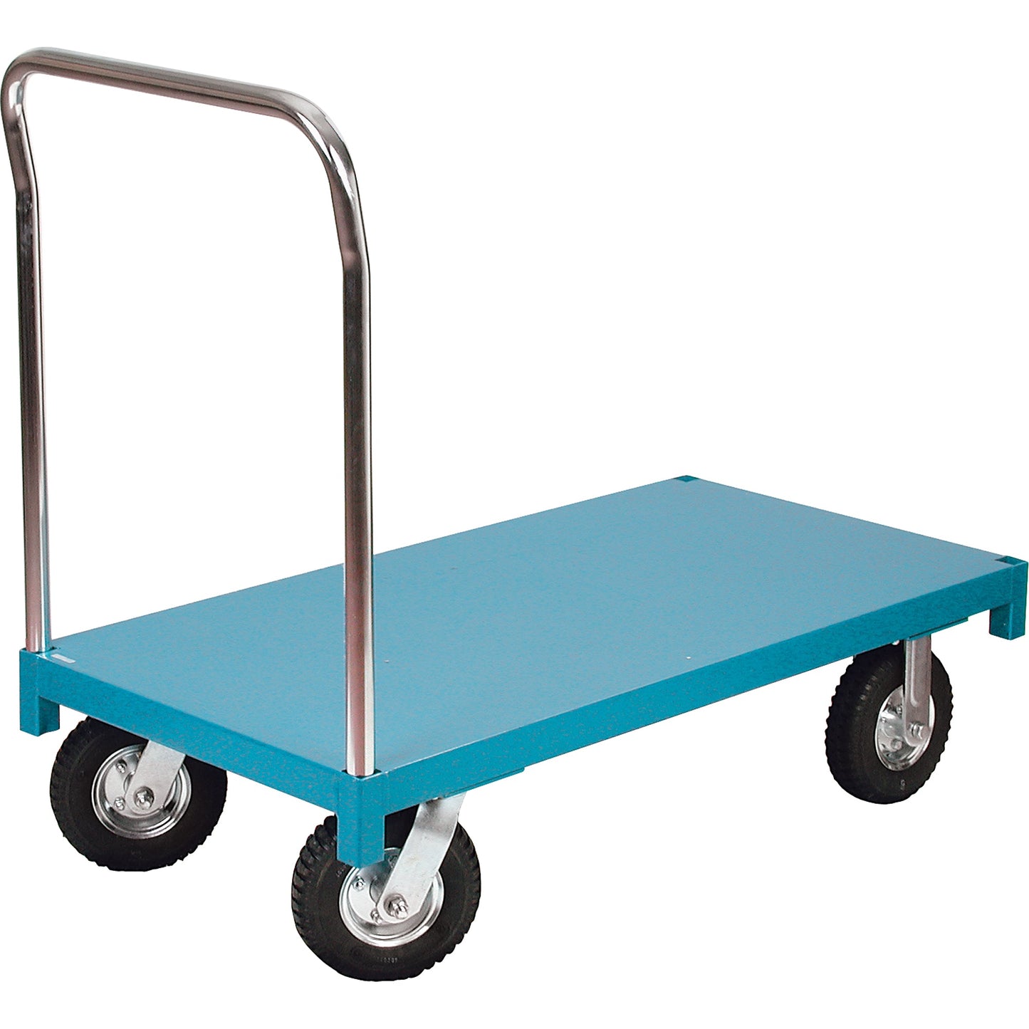 Chariot plateforme, 91,4 cm L x 61 cm l, capacité de 453,6 kg, roulettes pneumatiques