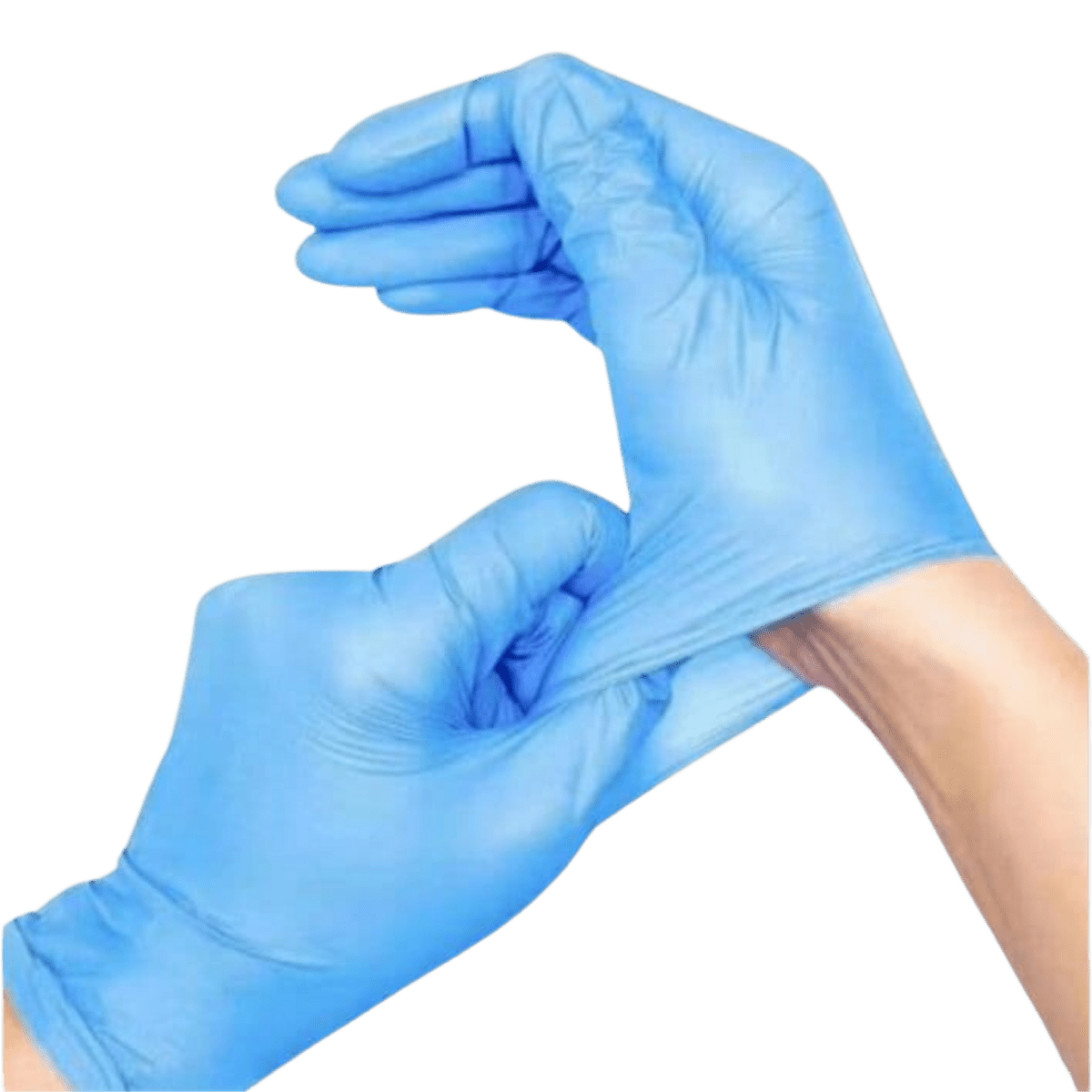 Medium Blue Vinyl Gloves