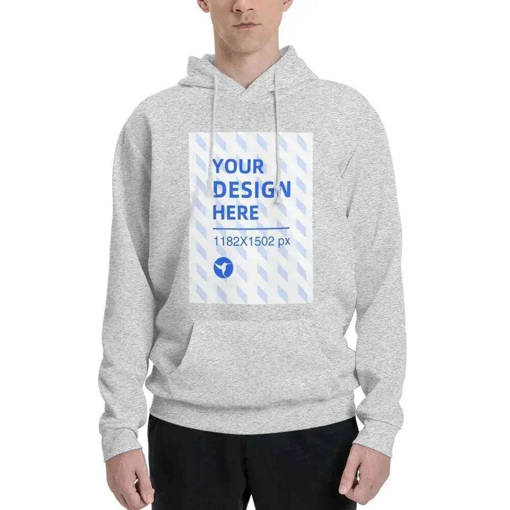 Men's Polyester Fleece Hooded Sweatshirt
