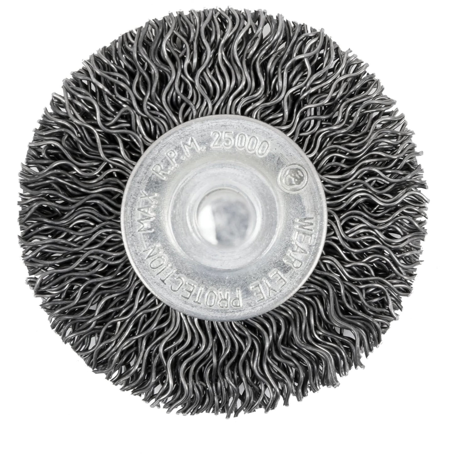 105-2 Shaft Mounted Crimped Radial Brush, 2", .02" Fill