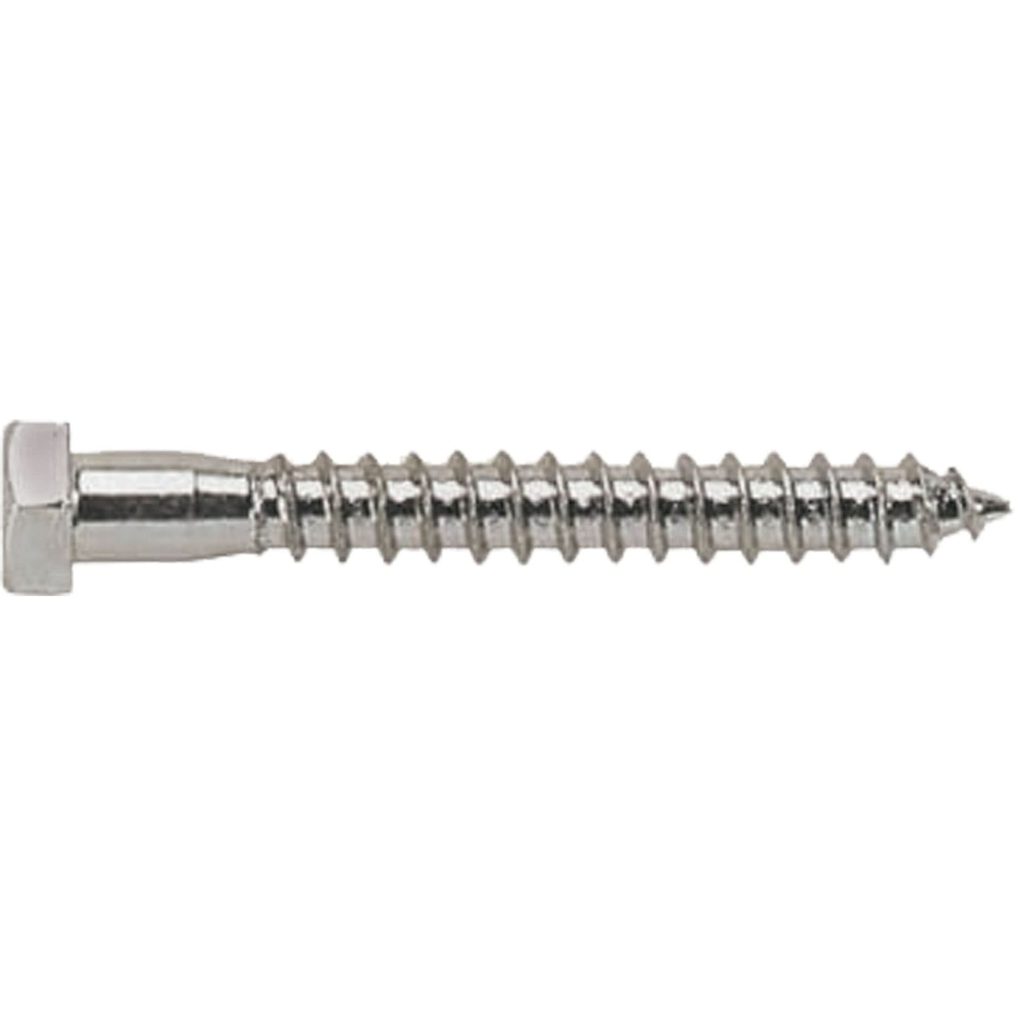Lag Screw, 3/8" x 3" L, Plain