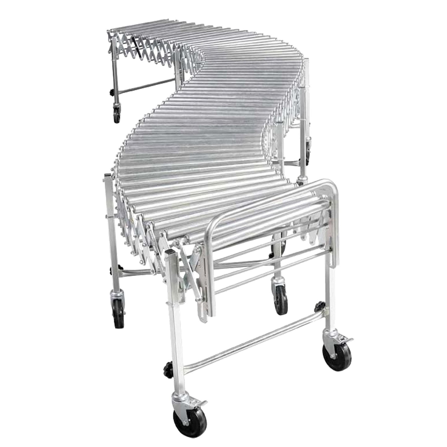 Expandable/Flexible Conveyors, 18" W x 12' 10" L, 200 lbs. per lin. ft. Capacity