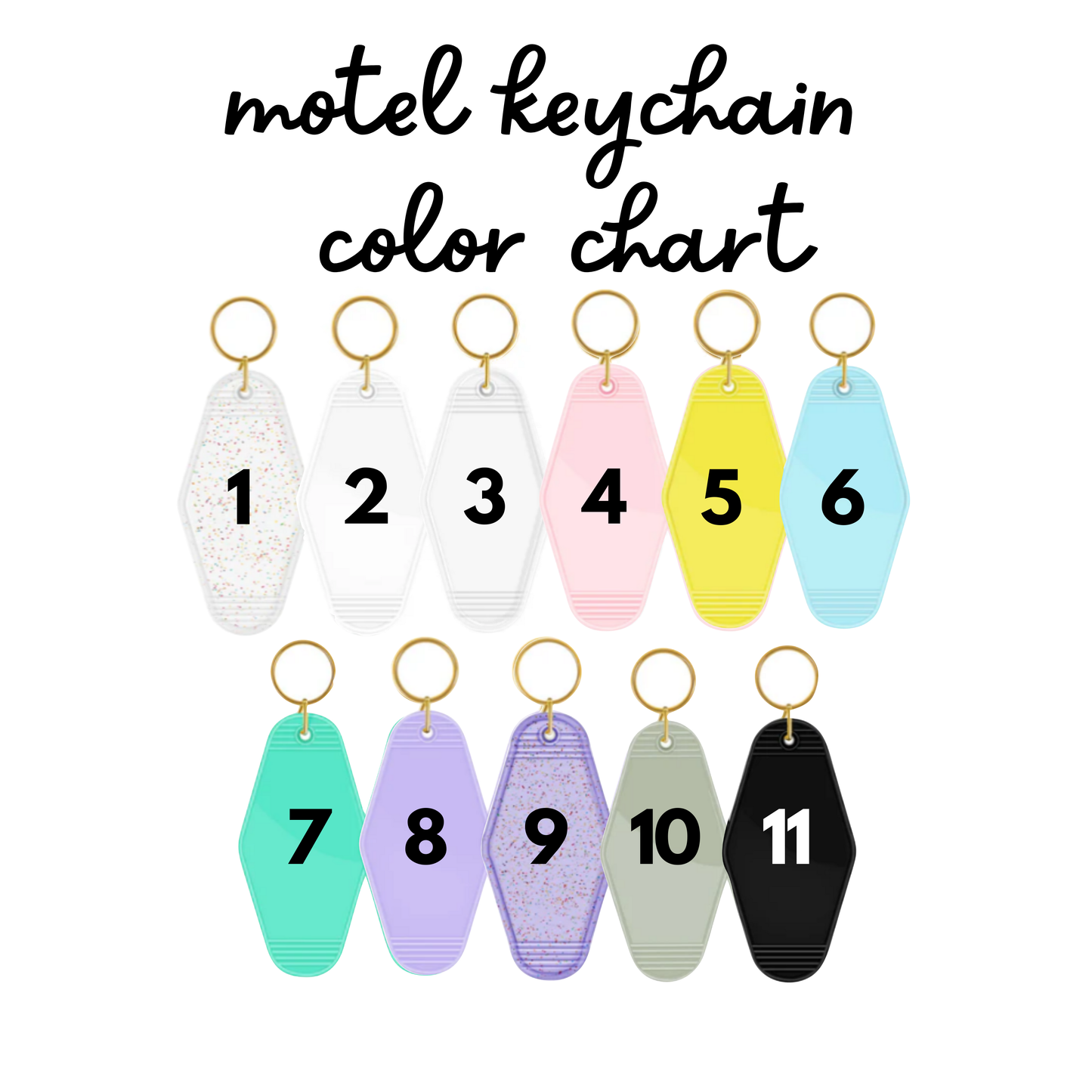 Lock your car Motel keychain