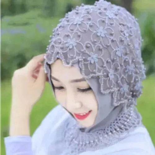 new Arab hijab chiffon beaded scarf