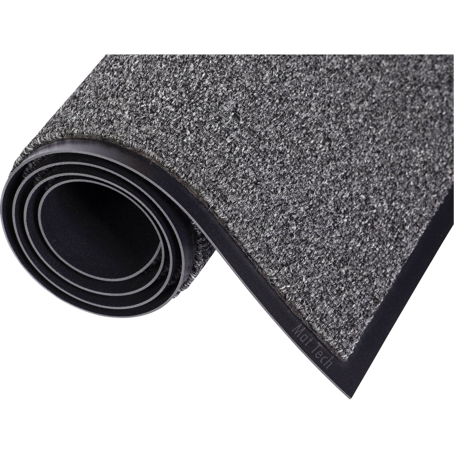 Walk-A-Way™ Mat, Wiper, 6' x 8' x 5/16", Charcoal