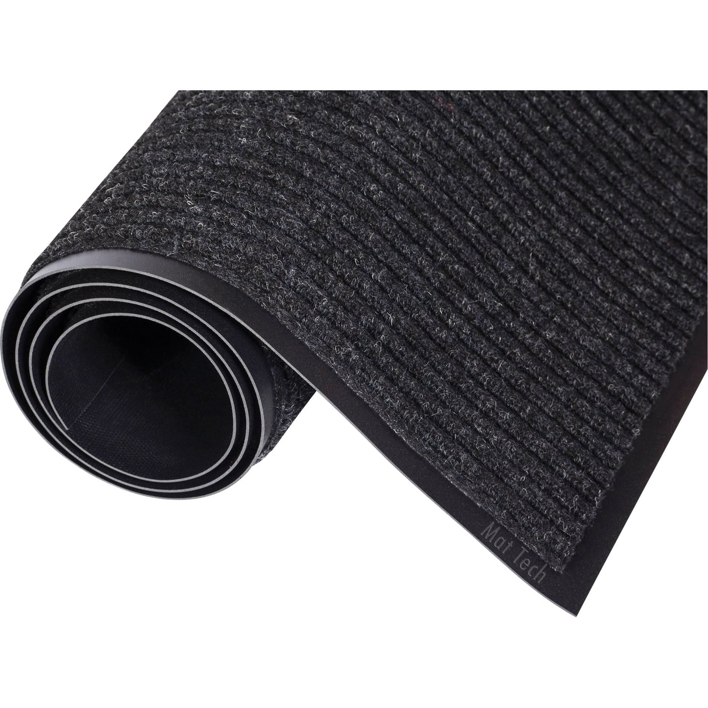Needle-Rib™ Matting, Wiper/Scraper, 4' x 4' x 15/16", Brown