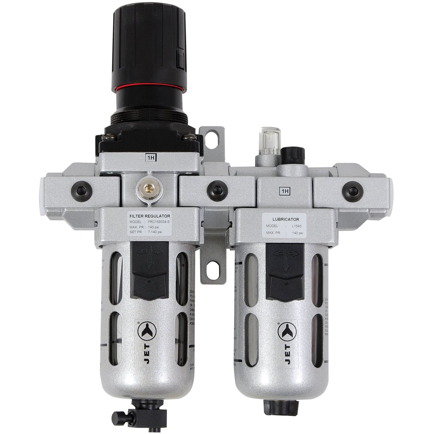 AFRLCS12 2-Piece Standard Air Filter, Regulator and Lubricator, 1/2" NPT