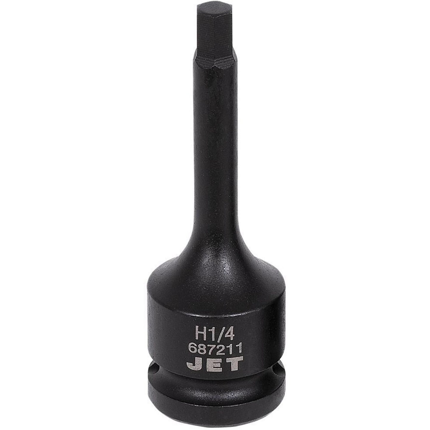 Impact Bit Socket, Hex, 1/4" x 3" L, 1/2" Drive
