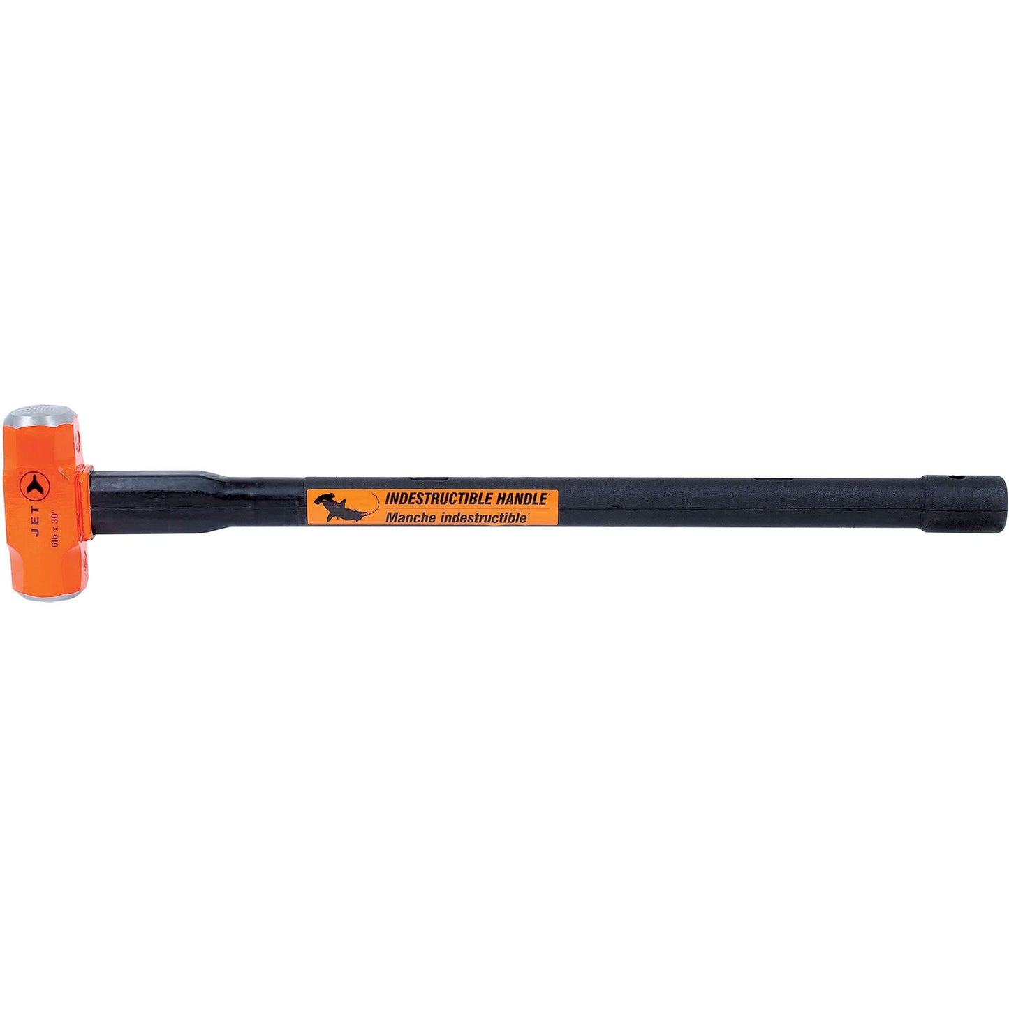 USH-630 Sledge Hammer with Indestructible Handle, 6 lbs., 30", Solid Steel Handle