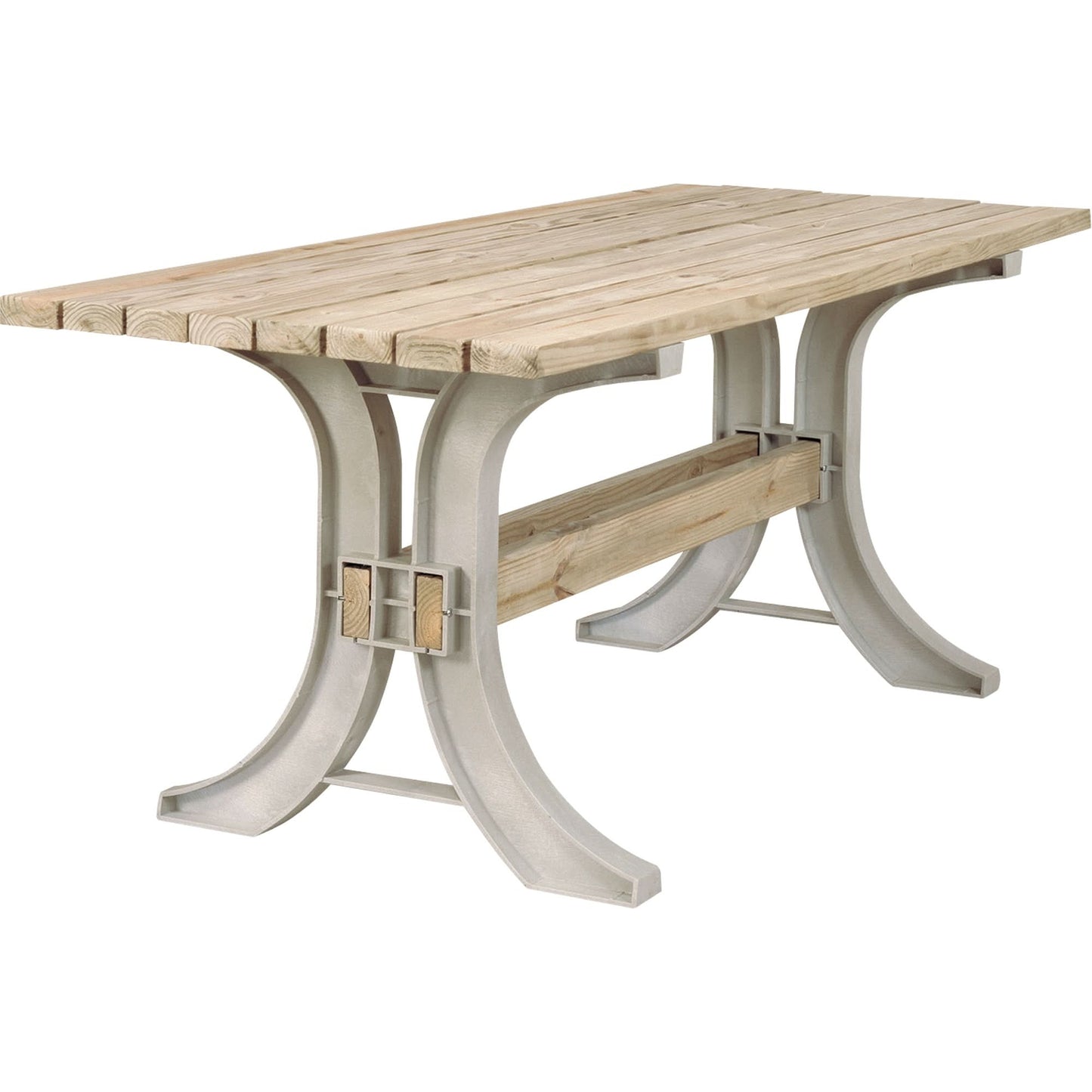 2x4 Basics® Picnic Table, 8' L x 30" W, Sand