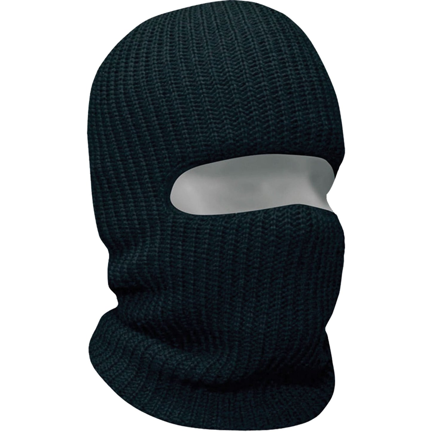 Classic 1-Hole Balaclava, Acrylic, Black