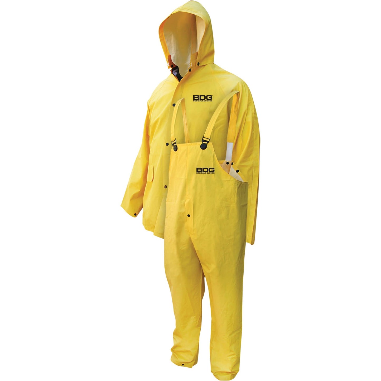 Deny™ 3-Piece FR Rainwear Suit, 2X-Large, Yellow