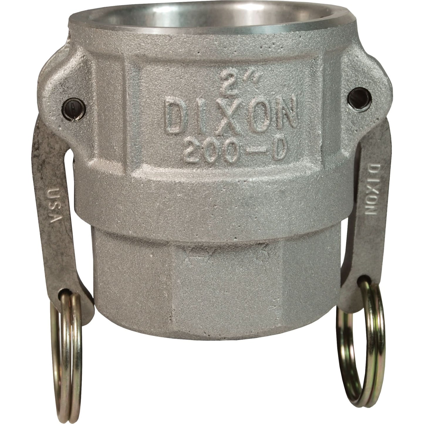 Raccord rapide Cam & Groove, aluminium, type D, 2", filetage femelle NPT, 250 PSI