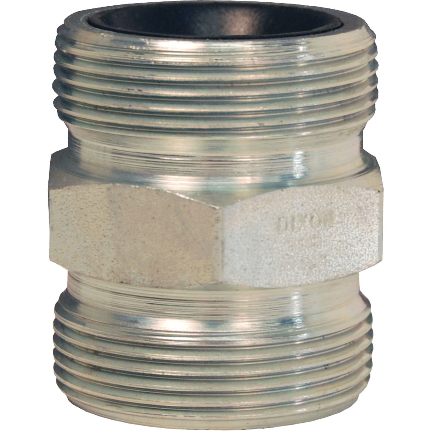 Boss™ Ground Joint Double Spud, Iron, 2"