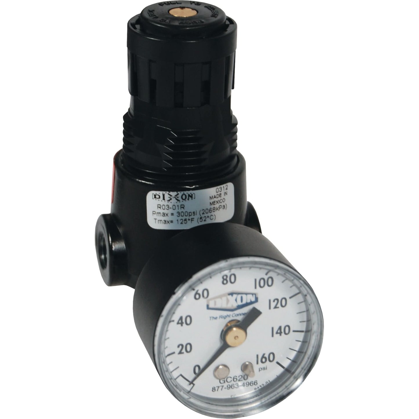 Régulateur miniature Wilkerson R04, 1/4" NPT, 300 psi max., Standard