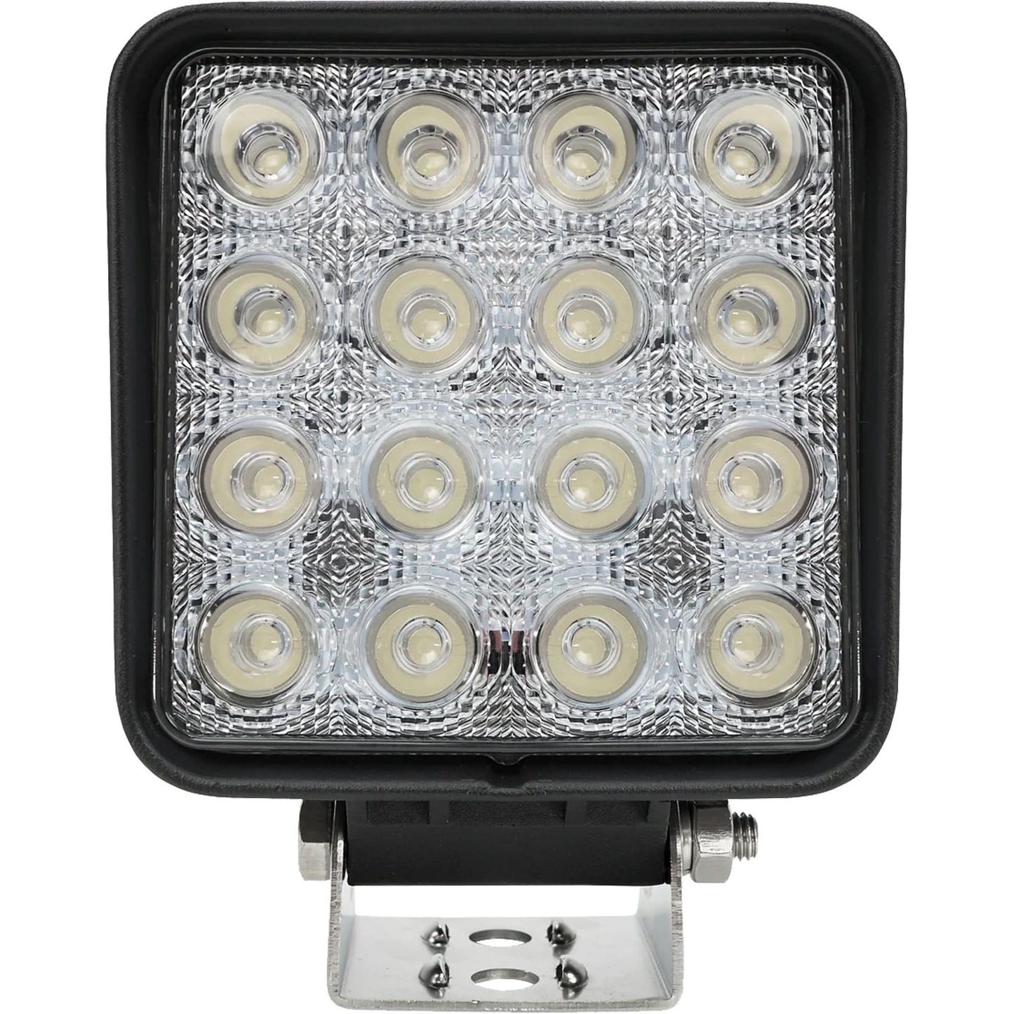 4" Square 60° Floodlight, LED, 80 W, 4000/9600 Lumens