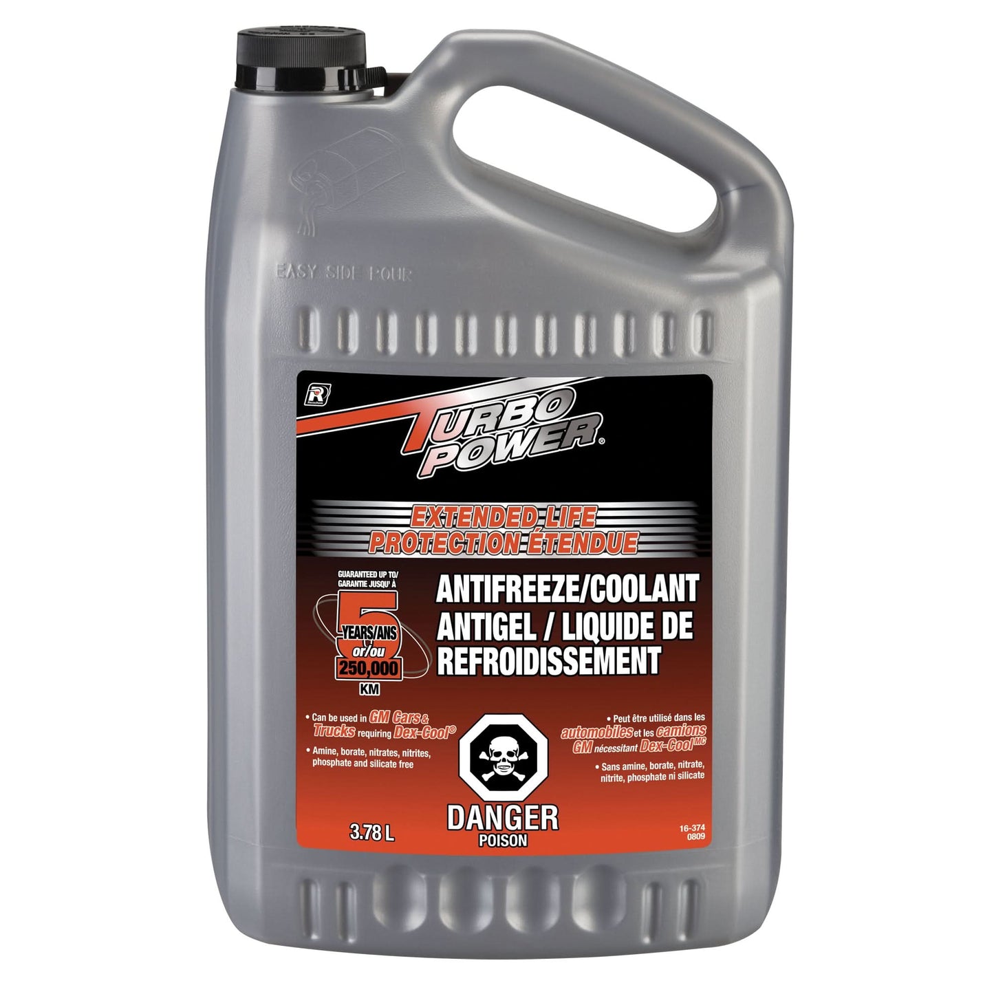 Turbo Power® Extended Life Antifreeze/Coolant Concentrate, 3.78 L, Gallon