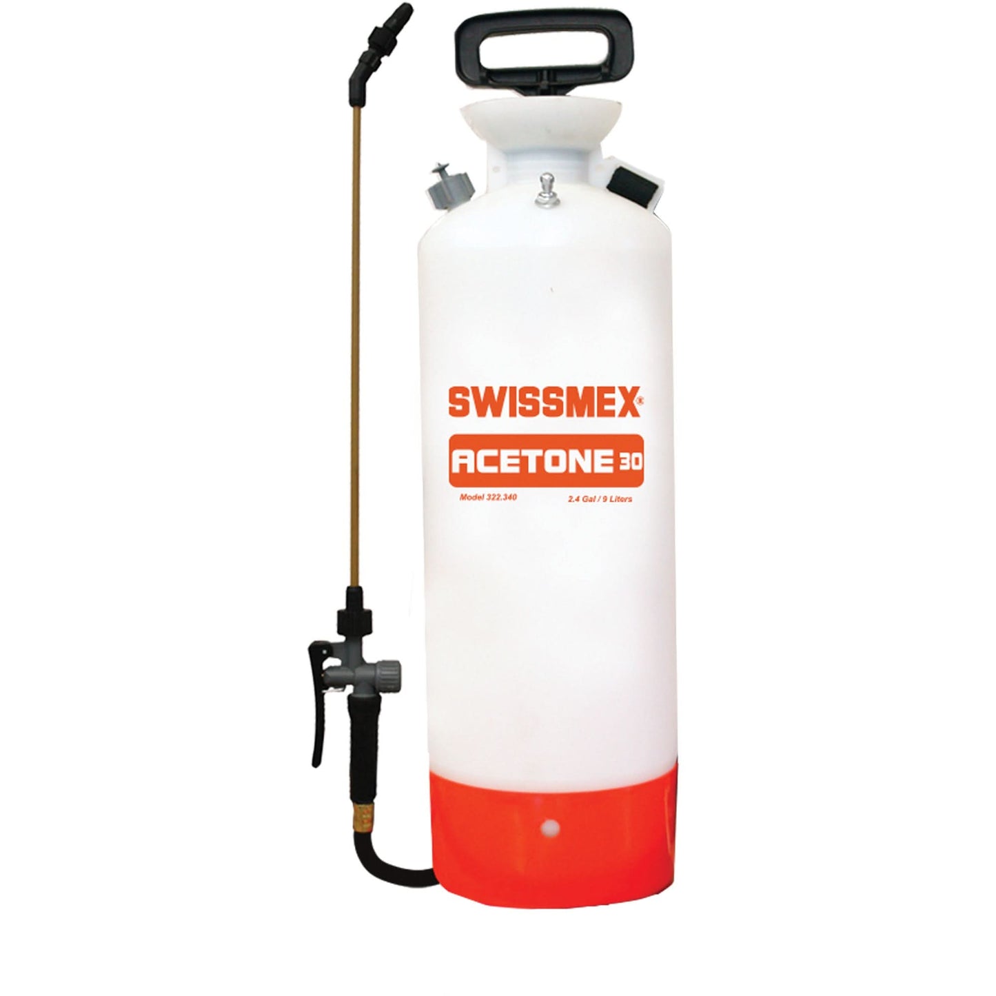 Acetone Handheld Sprayer, 2.4 gal. (1.9L), Polyethylene, 20" Wand