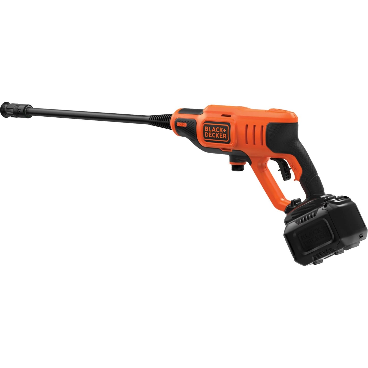 Pressure Washer, Battery Powered, 350 PSI, 0.5 GPM
