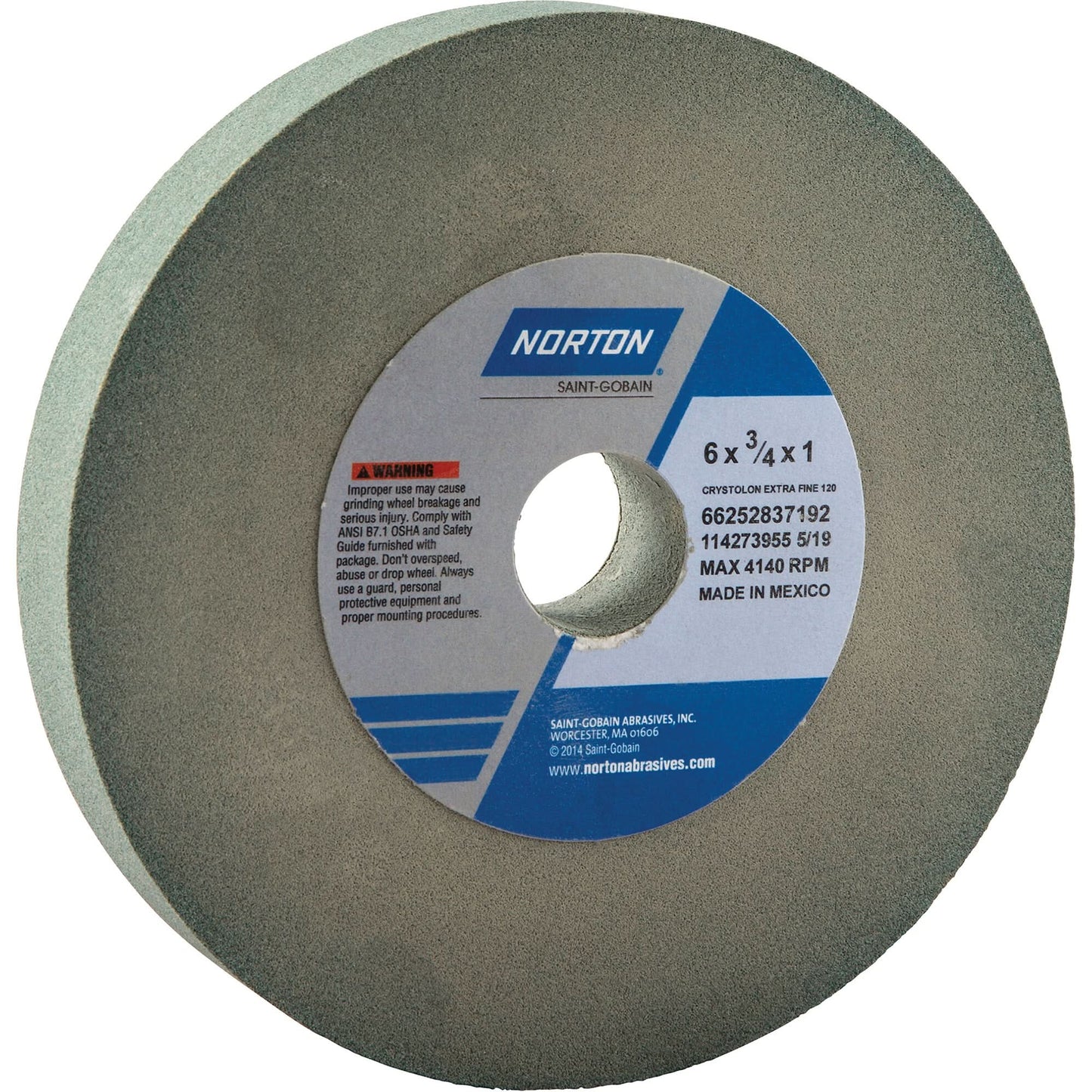 Bench Grinding Wheels - Gemini, 6" x 3/4", 1" Arbor