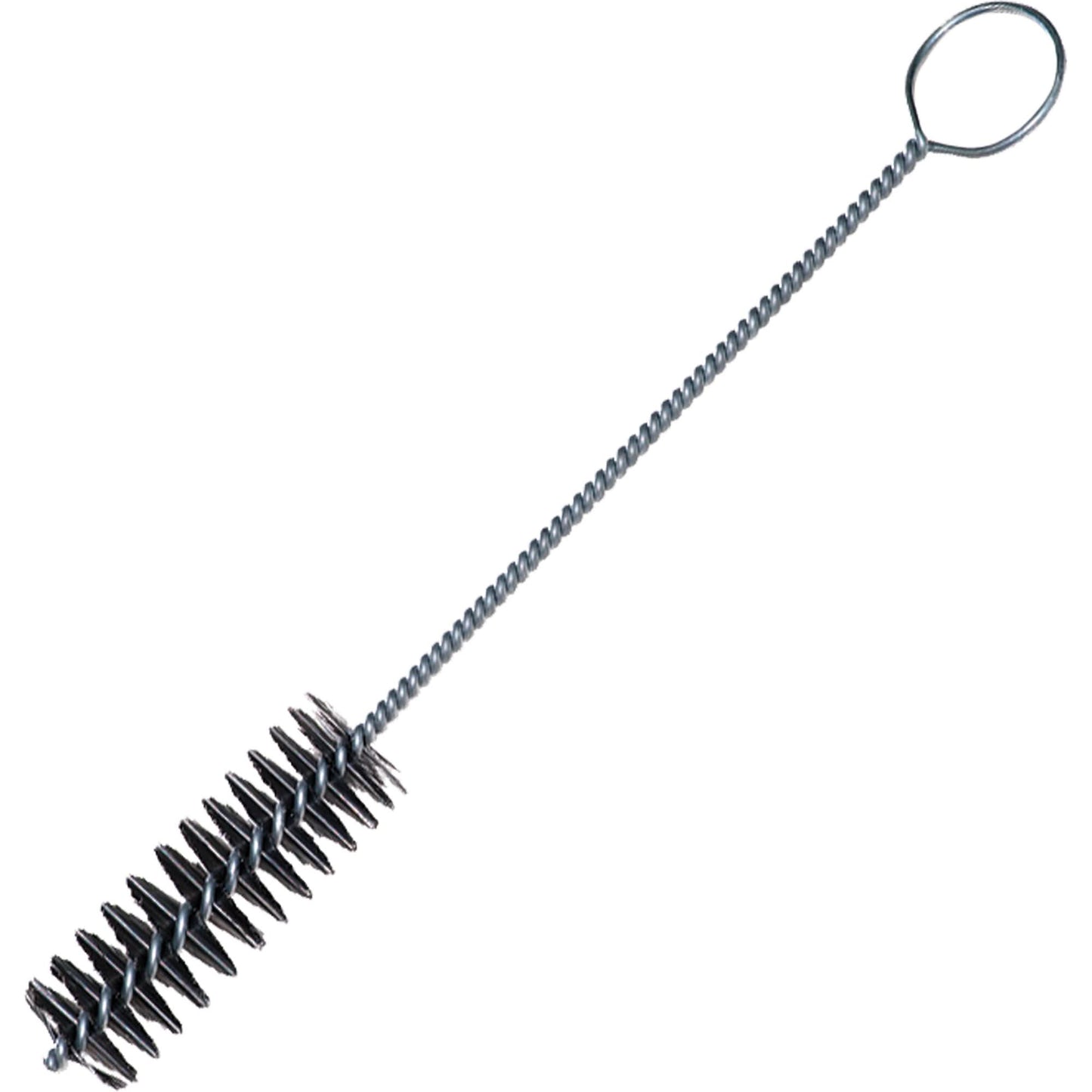 Twisted Steel Tube Brush, 1/8" Dia. x 1" L, 6" Overall Length